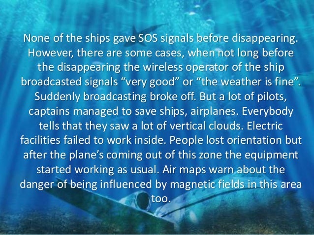 The bermuda triangle essay