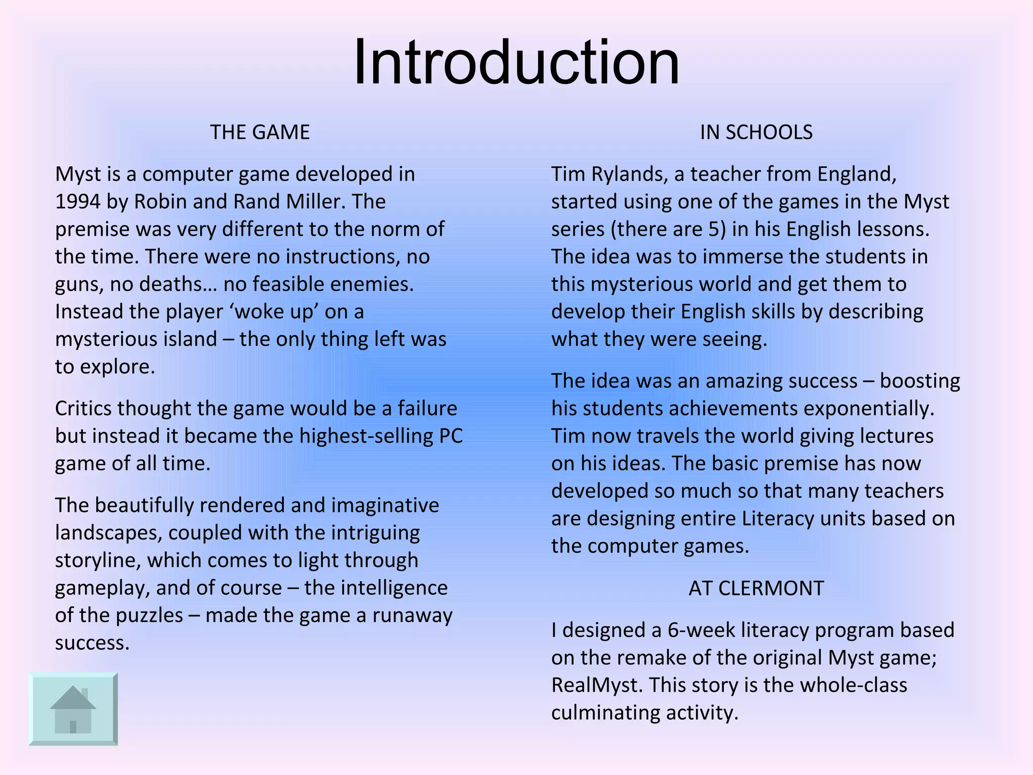Notice Et Journal Du Jeu PC Myst - Édition 1994, En Très Bon État