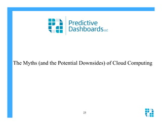 The Myths (and the Potential Downsides) of Cloud Computing




                             25
 