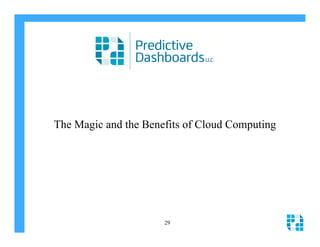 The Magic and the Benefits of Cloud Computing




                      29
 