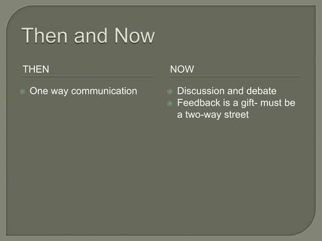 Then and now | PPTX | Adult Education | Education
