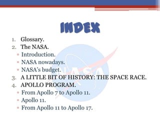 The NASA and the Apollo 11 | PPTX