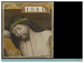 Cabeza de Cristo crucificado.
                        Óleo sobre tabla.
                        32,7 x 29,8 cm. 1470-1480....