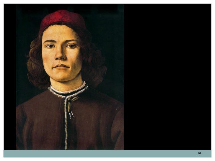 Retrato de un joven.Sandro Botticelli.