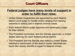 The national judiciary | PPT | Law