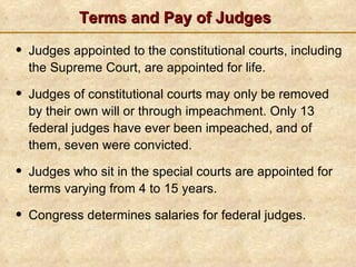 the salary of judges of supreme court are determined by