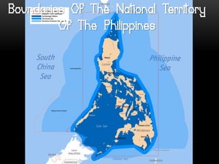 Philippine Territory Boundaries Map National Territory Of The Philippines