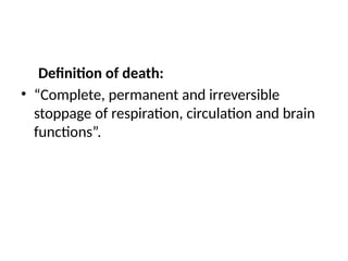 THENATOLOGY (Death).pptx death and it's types | PPTX