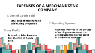 Merchandise Expense THE NATURE AND EXAMPLES OF MERCHANDISING.pptx