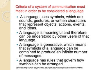 THE NATURE, GOALS, AND CONTENT OF THE LANGUAGE SUBJECT AREAS | PPTX