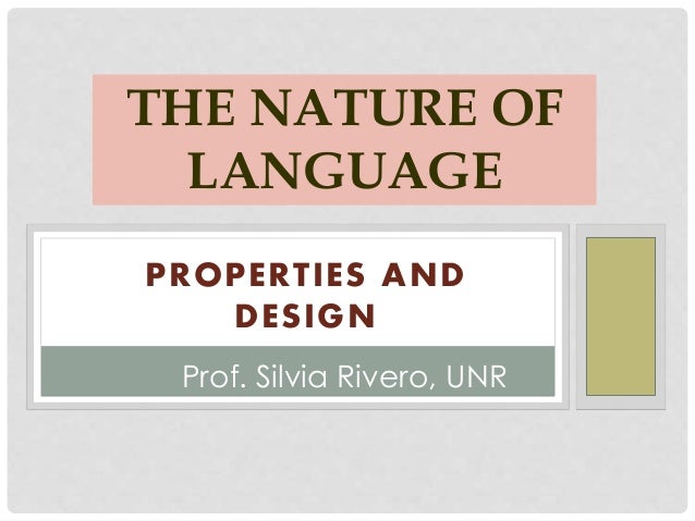 nature of language