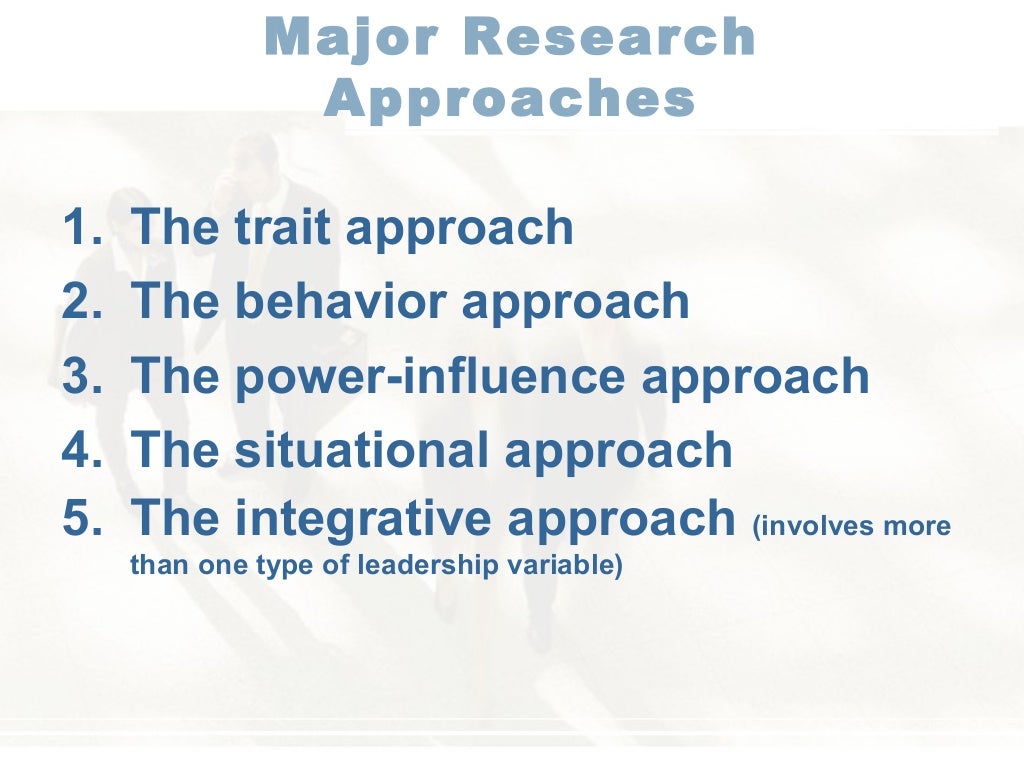 The nature of leadership