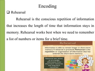 Encoding Memory Examples