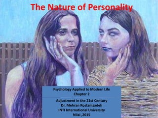 The Nature of Personality
Adjustment in the 21st Century
Dr. Mehran Rostamzadeh
INTI International University
Nilai ,2015
...