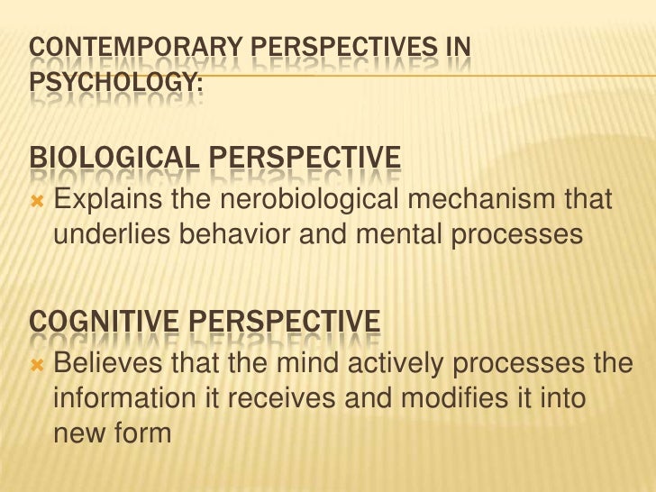 The Nature of Psychology