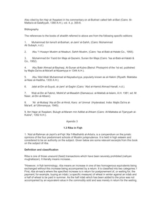 The nature of riba in Islam By umer chapra | PDF