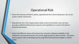 Islamic Risk The Nature of Risks Faced by Islamic Banks | PPTX