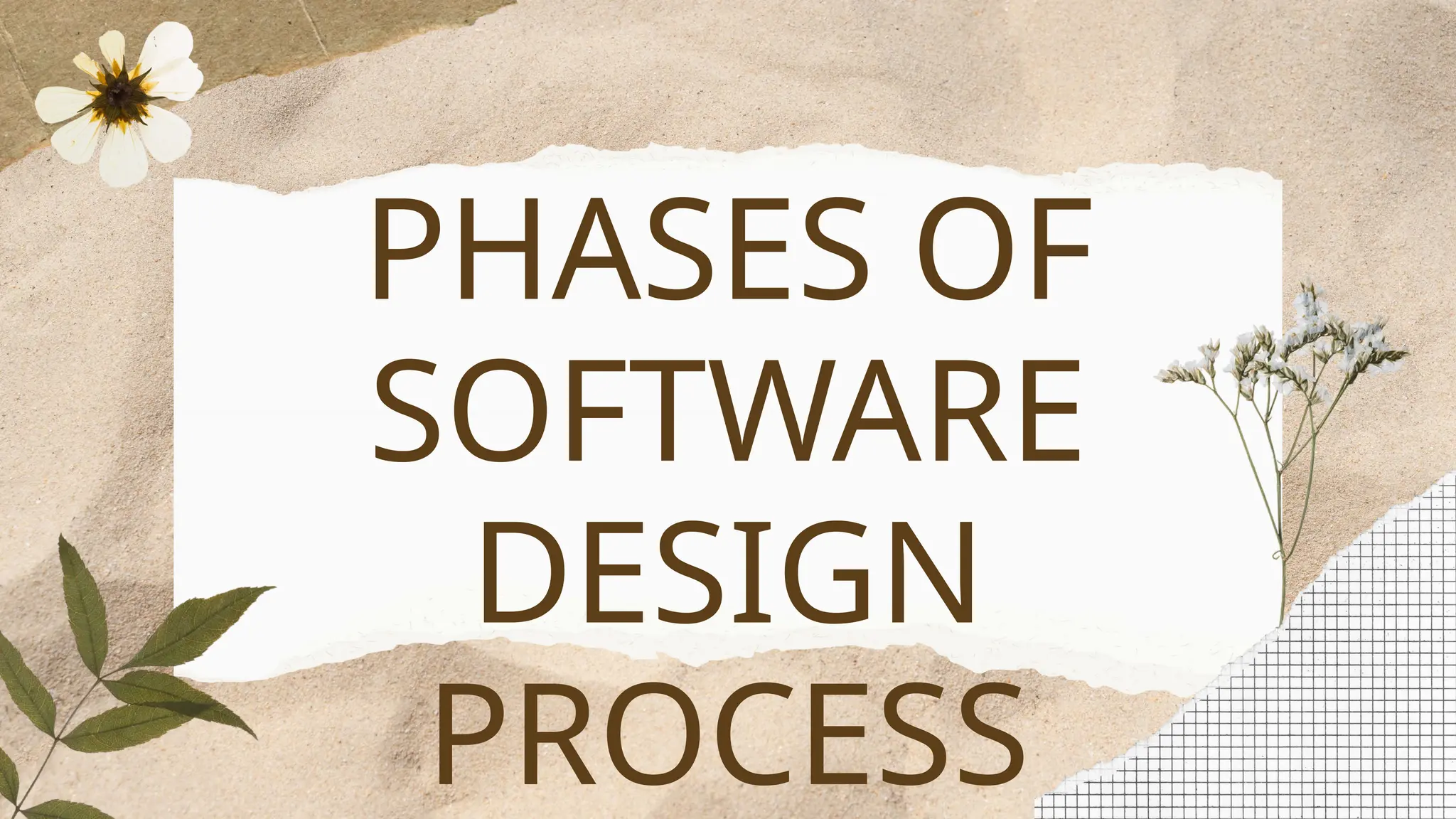 THE NATURE OF THE DESAIN PROCESS (PHASES OF SOFTWARE DESIGN PROCESS) | PPT