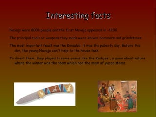 Women wore dresses and mocassins. But they borrowed the Mexican style too. So, they wore woolen dresses. Later, women wore skirts. They made it with two blankets sewn together at their shoulders. Babies were carried by the women in cradle boards. Sometimes they were strapped to their backs.  