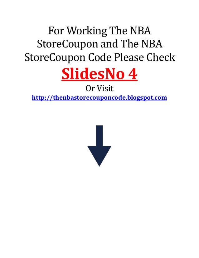 nba store coupon code december 2012