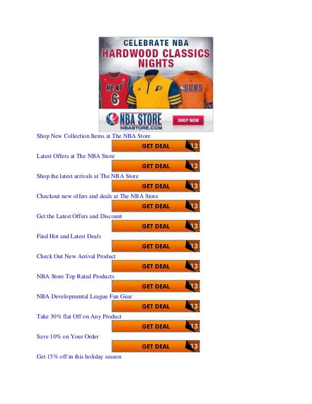 nba store 30 off