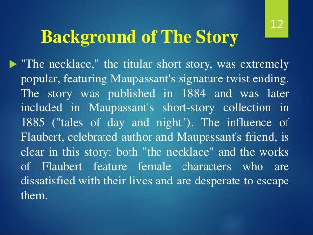 the necklace written by guy de maupassant the necklace written by guy de maupassant