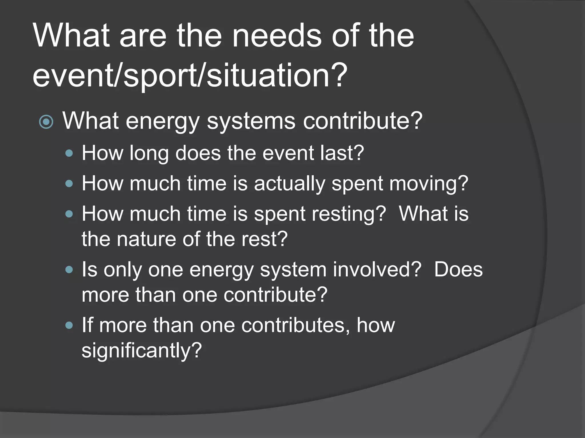 The needs analysis | PPTX
