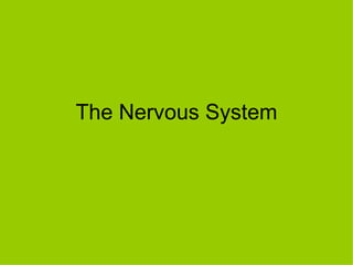 The Nervous System
 
