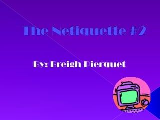 The Netiquette #2  By: Breigh Pierquet 