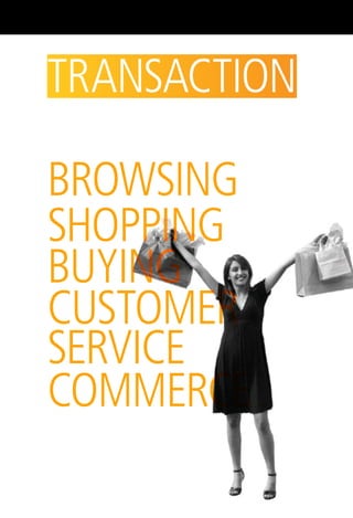 transaction

browsing
shopping
buying
customer
service
commerce
 