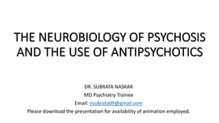 DR. SUBRATA NASKAR
MD Psychiatry Trainee
Email: nsubrata09@gmail.com
Please download the presentation for availability of animation employed.
 