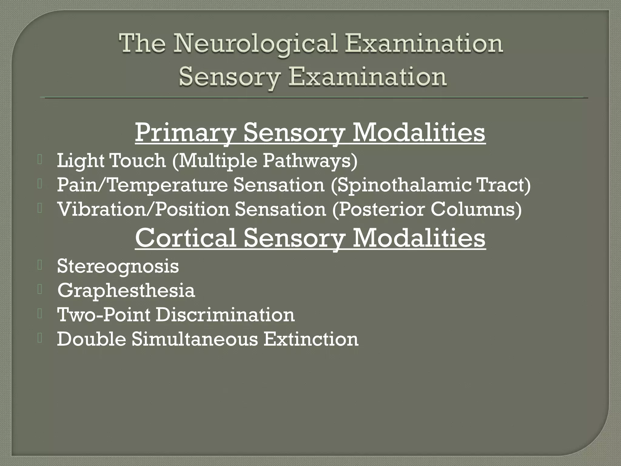 The neuro exam.2010
