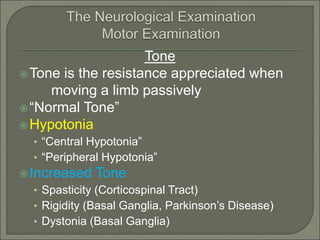 The Neuro Exam.2010.ppt