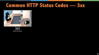37
Common HTTP Status Codes — 3xx
 