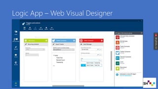 Logic App – Web Visual Designer
 