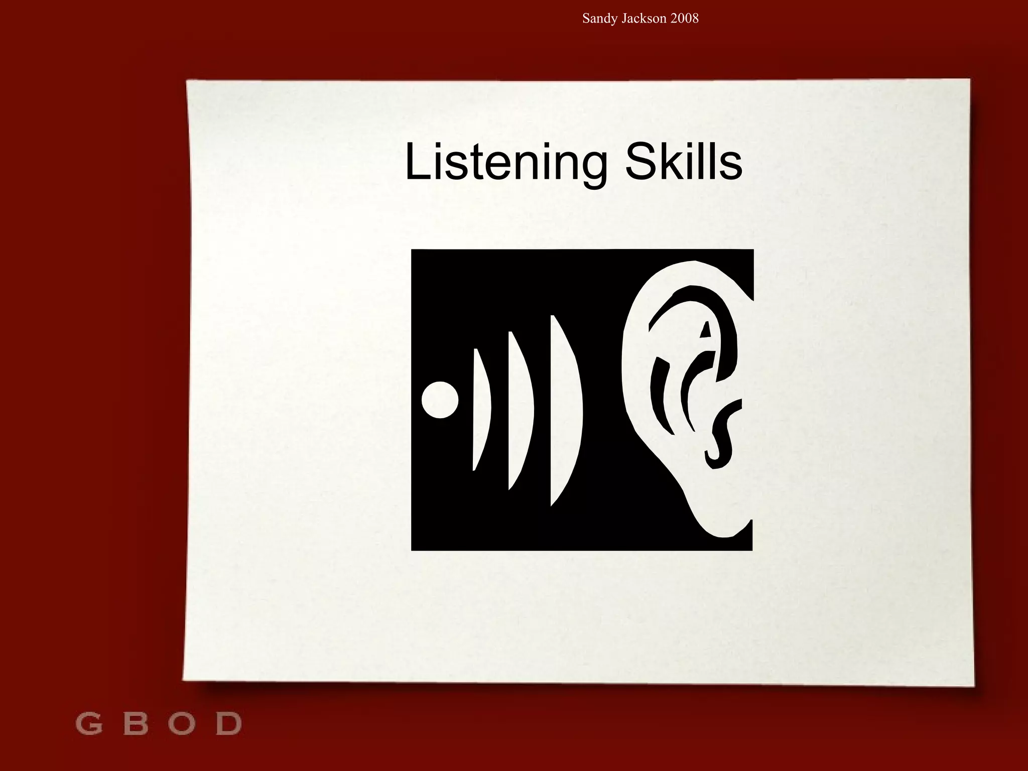 Listening Skills 