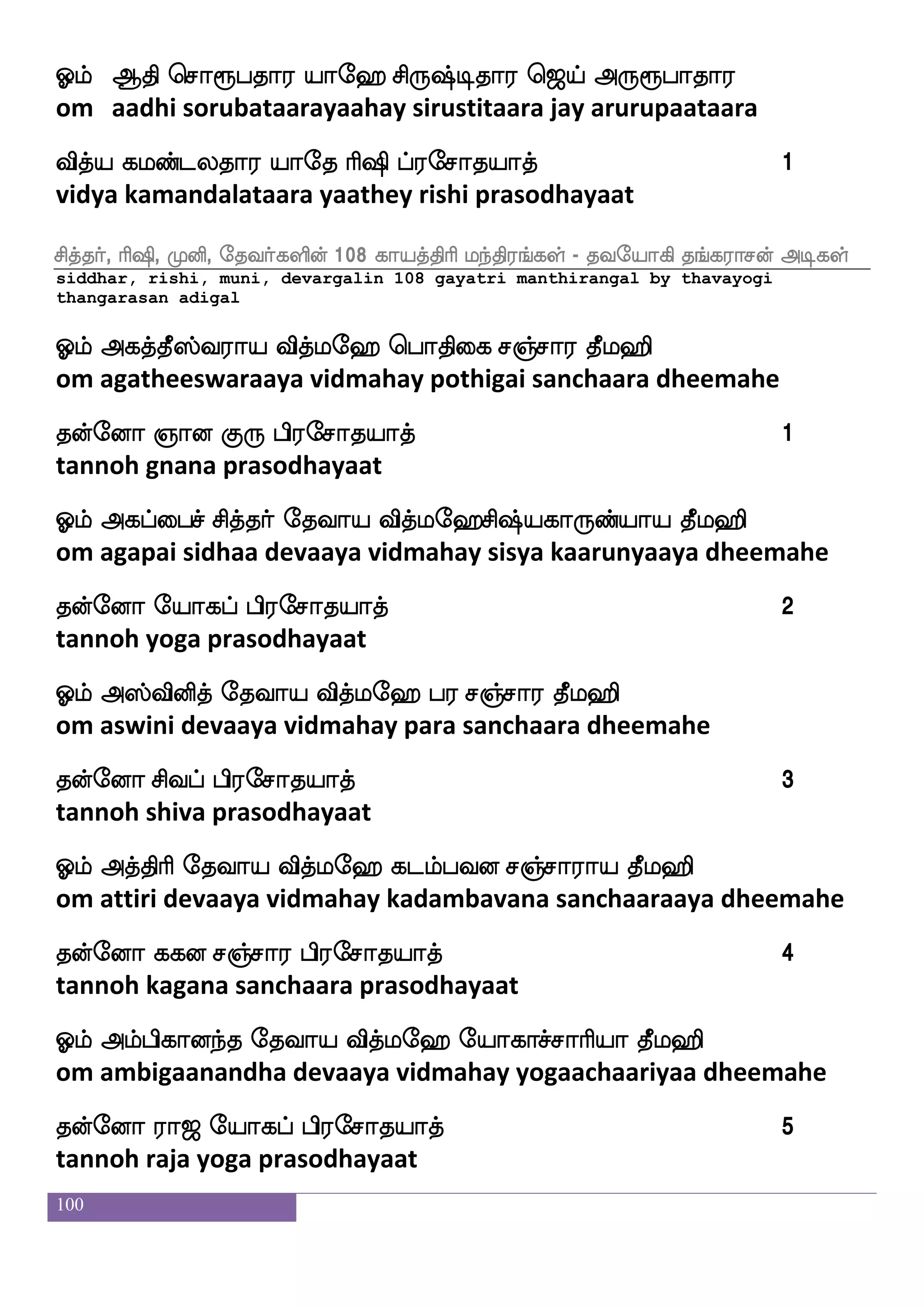 100
Clf Snfks; |fi=hap nl
om indra swarupaaya namah
Clf nijfjs;> |fi=hap nl
om navakirahaswarupaaya namah
Clf F|fgmskfks |fi=hap nl
om asthasittiswarupaaya namah
Clf lap |fi=hap nl
om maaya swarupaaya namah
Clf Kzp |fi=hap nl
om thuya swarupaaya namah
Clf Qmaoa |fi=hap nl
om esaanaa swarupaaya namah
Clf hf;yp |fi=hap nl
om pralaya swarupaaya namah
Clf F]fmo |fi=hap nl
om anchana swarupaaya namah
Clf Flsafk |fi=hap nl
om amirtha swarupaaya namah
Clf Ajfd] |fi=hap nl
om aaknai swarupaaya namah
Clf ^;b |fi=hap nl
om purana swarupaaya namah
Clf ksg |fi=hap nl
om thida swarupaaya namah
Clf ksifp |fi=hap nl
om divya swarupaaya namah
 