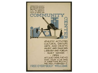 Actors Silhouetted Against The Constitution (Federal Theater Project)