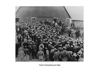 Sign Advertising Farm Foreclosure Sale