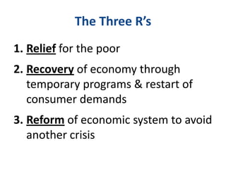 FDR’s First Inaugural Address, March 4, 1933“ … we require two safeguards against a return of the evils of the old order: there must be a strict supervision of all banking and credits and investments, so that there will be an end to speculation with other people's money; and there must be provision for an adequate but sound currency.”