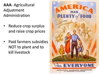 FDR’s Alphabet Agencies!