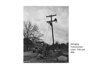 Stringing Transmission Lines:  TVA and REA