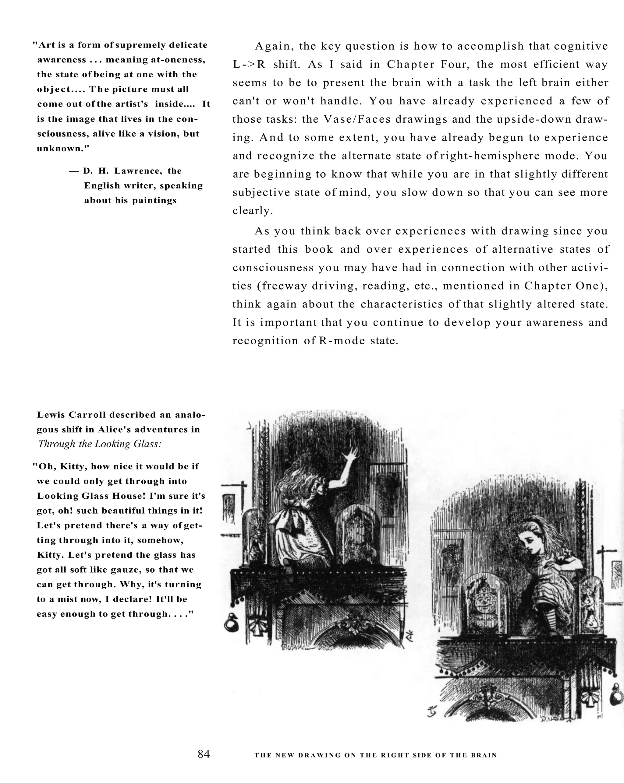 The New Drawing On The Right Side Of The Brain