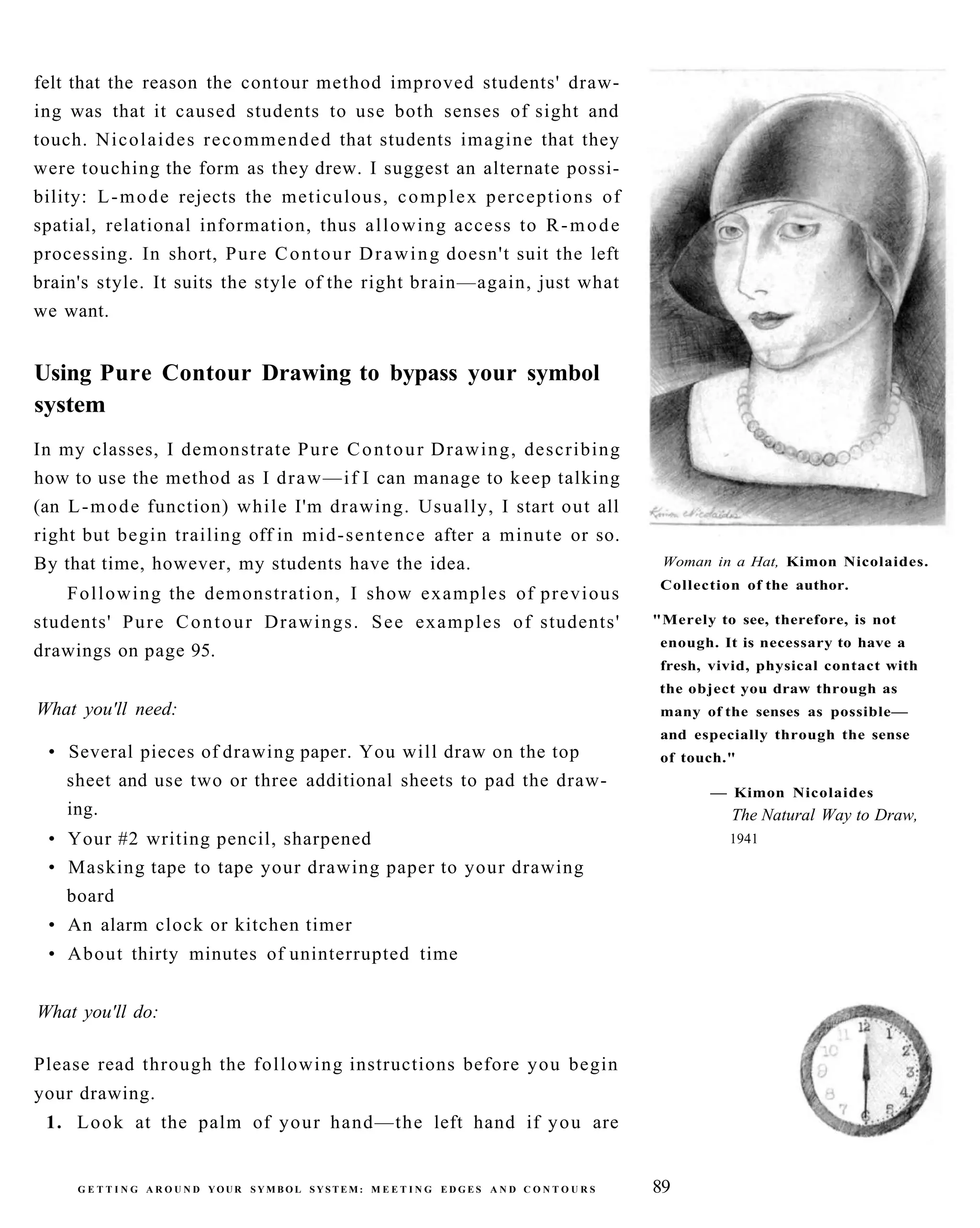 The New Drawing On The Right Side Of The Brain