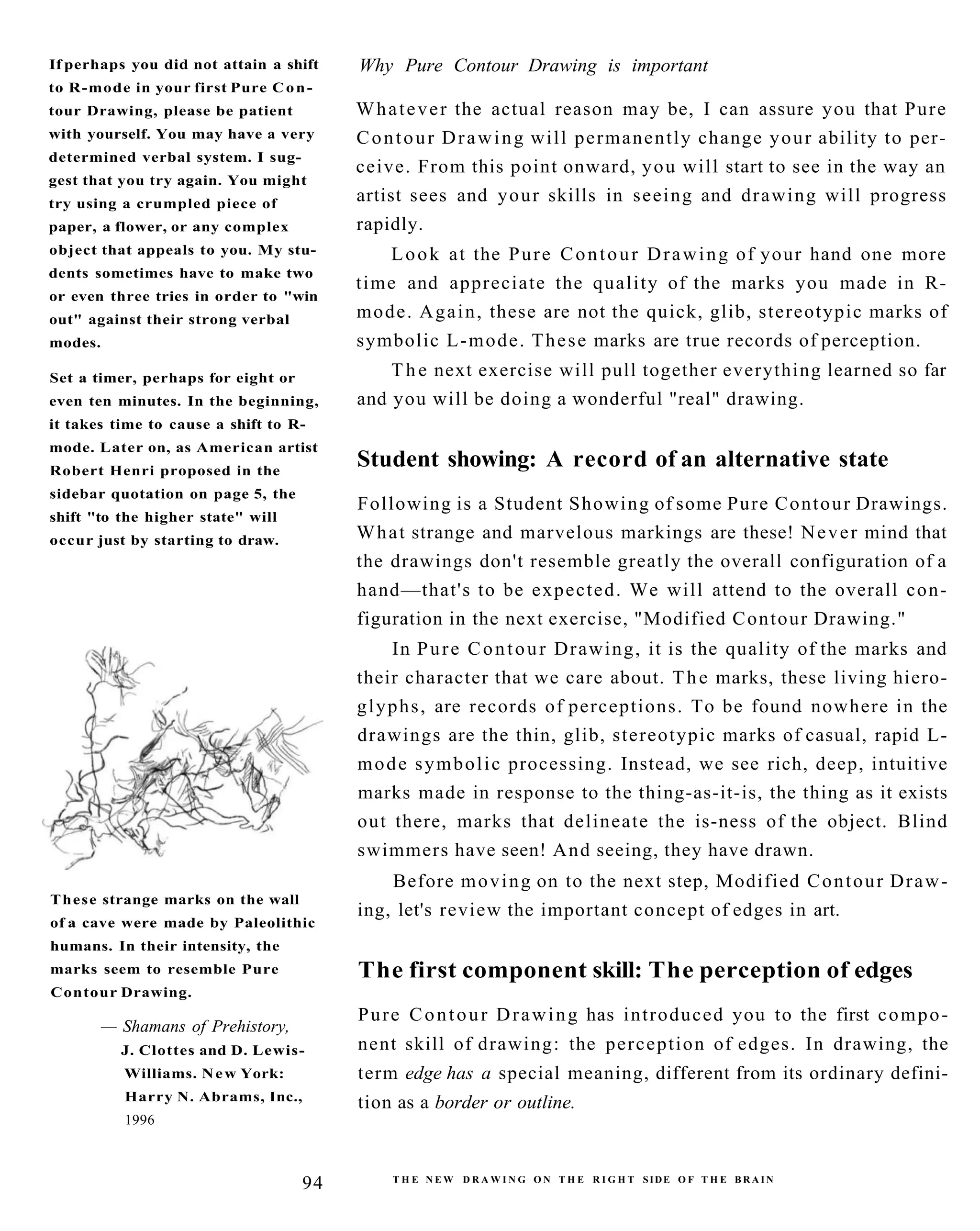 The New Drawing On The Right Side Of The Brain