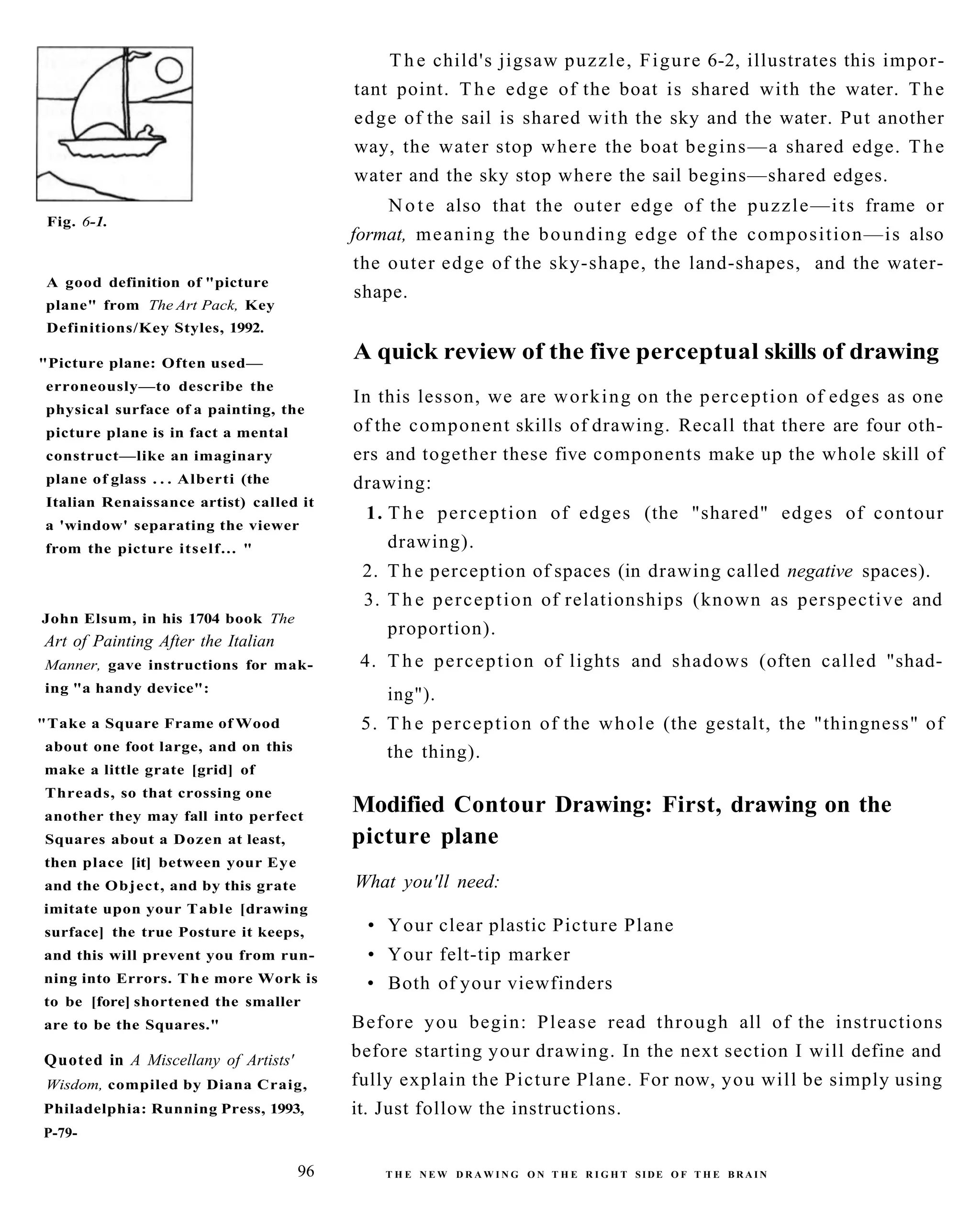 The New Drawing On The Right Side Of The Brain