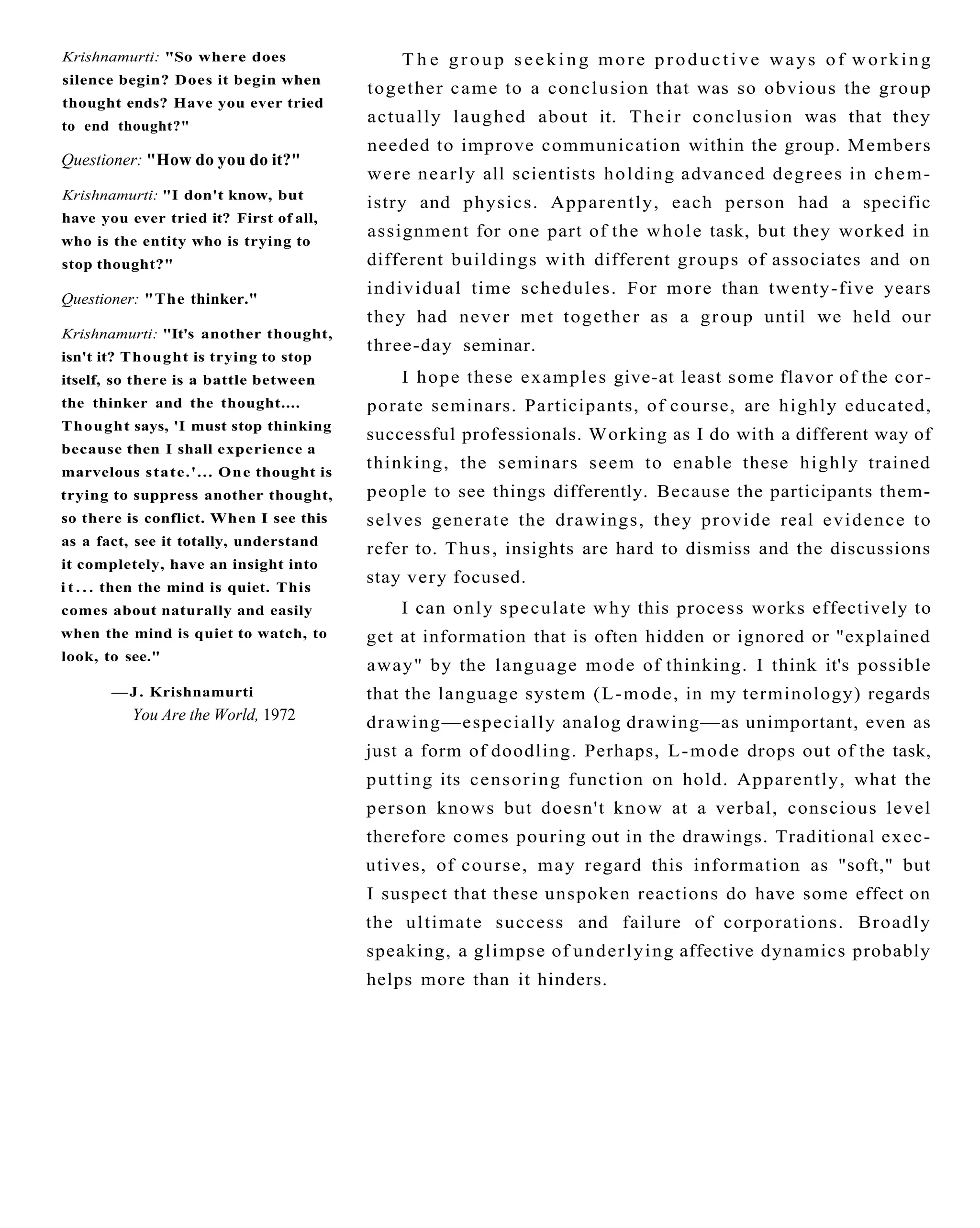 The New Drawing On The Right Side Of The Brain