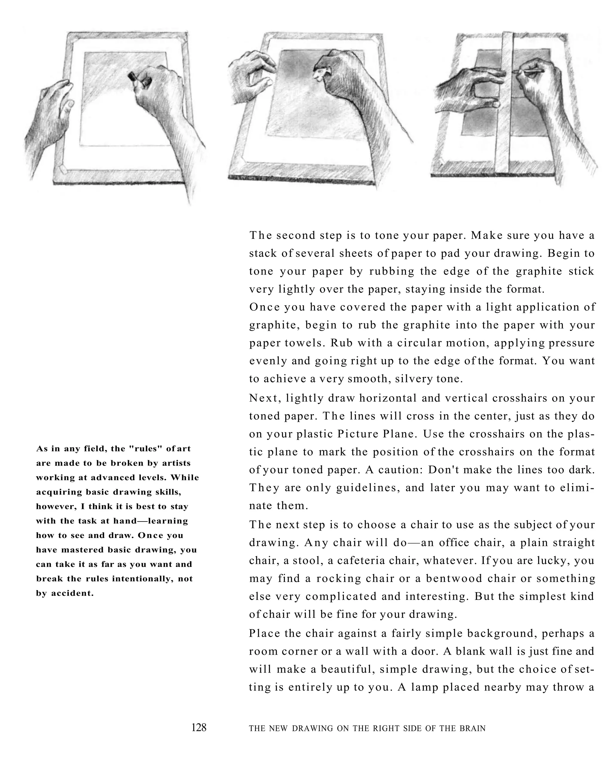 The New Drawing On The Right Side Of The Brain