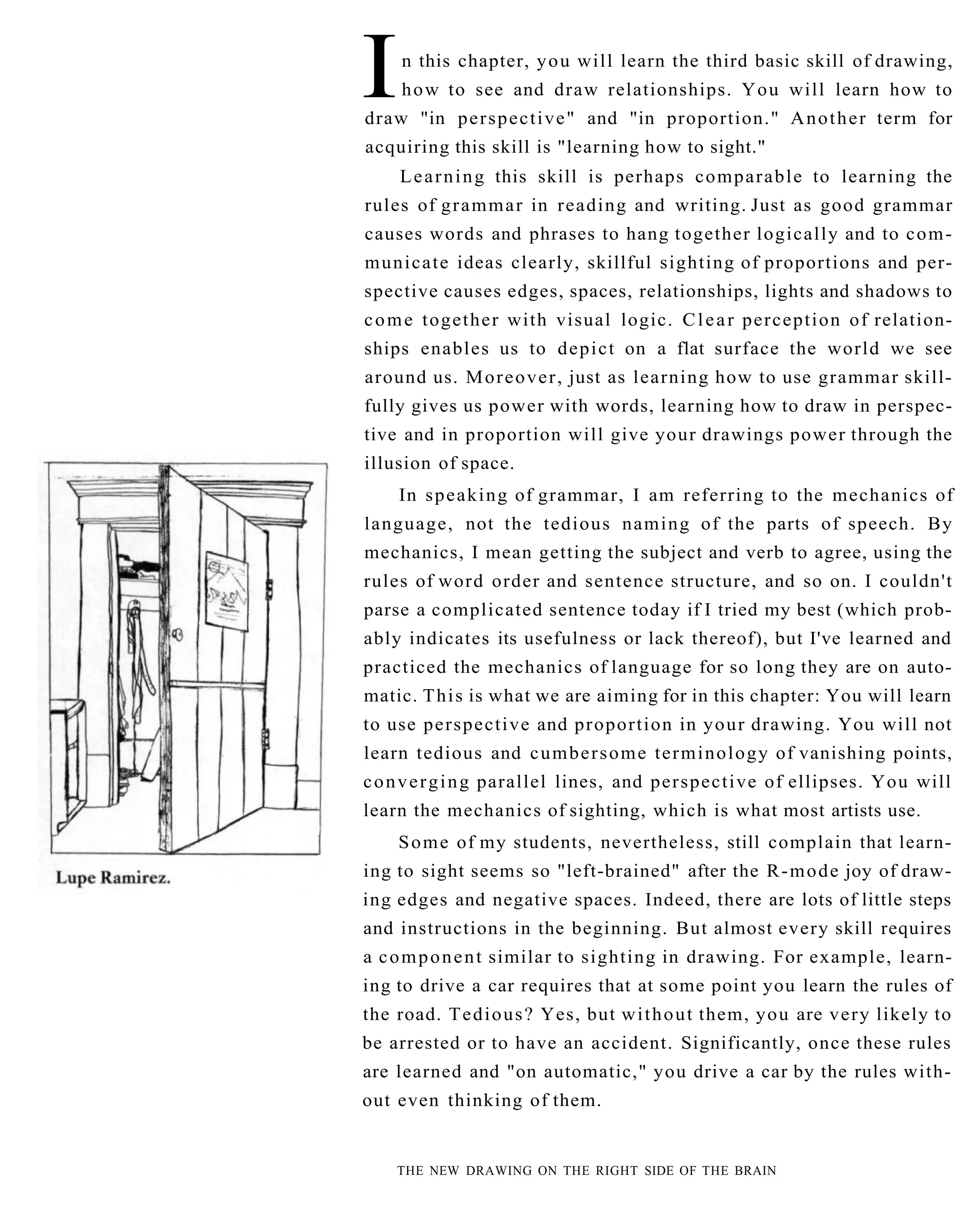 The New Drawing On The Right Side Of The Brain