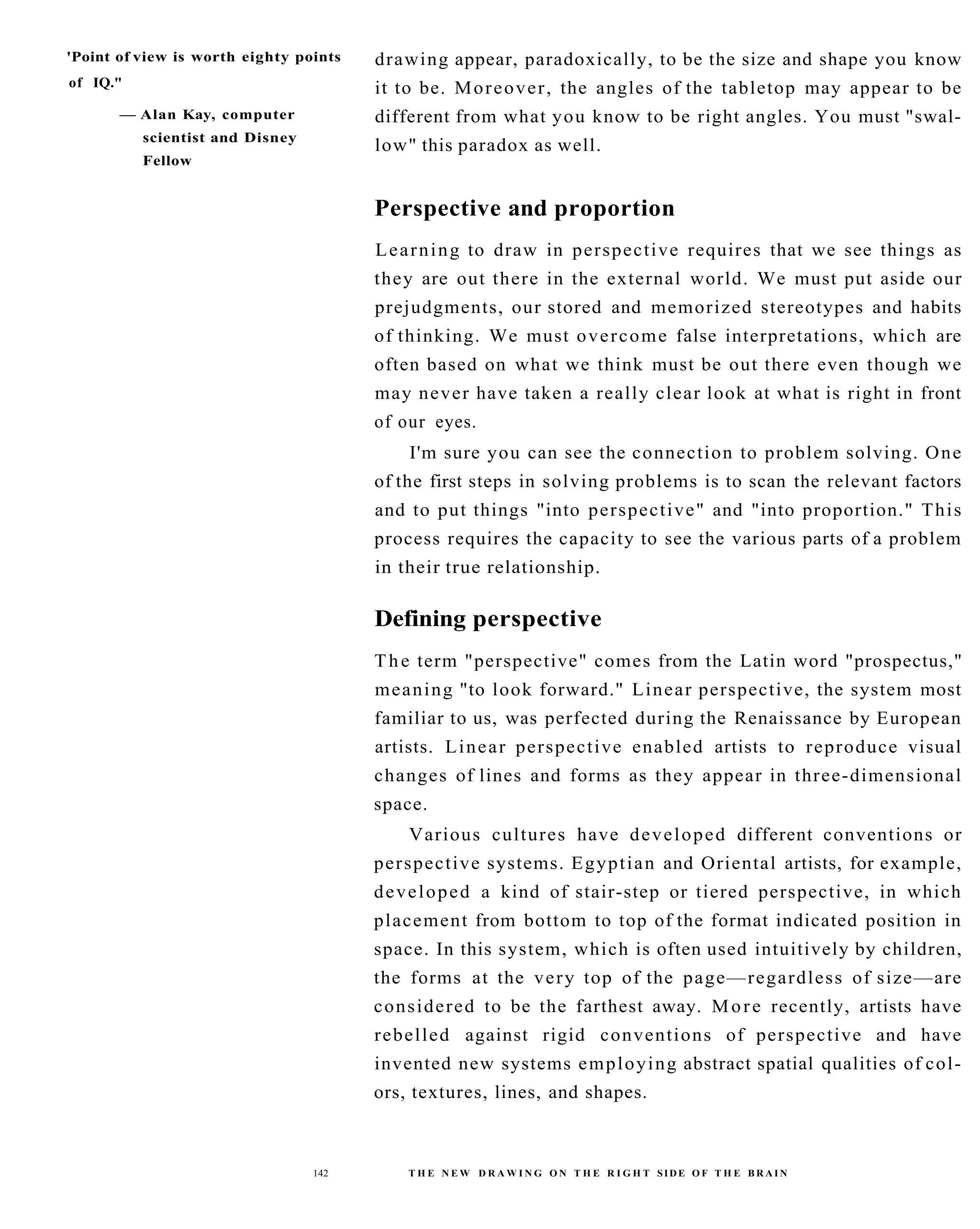 The New Drawing On The Right Side Of The Brain